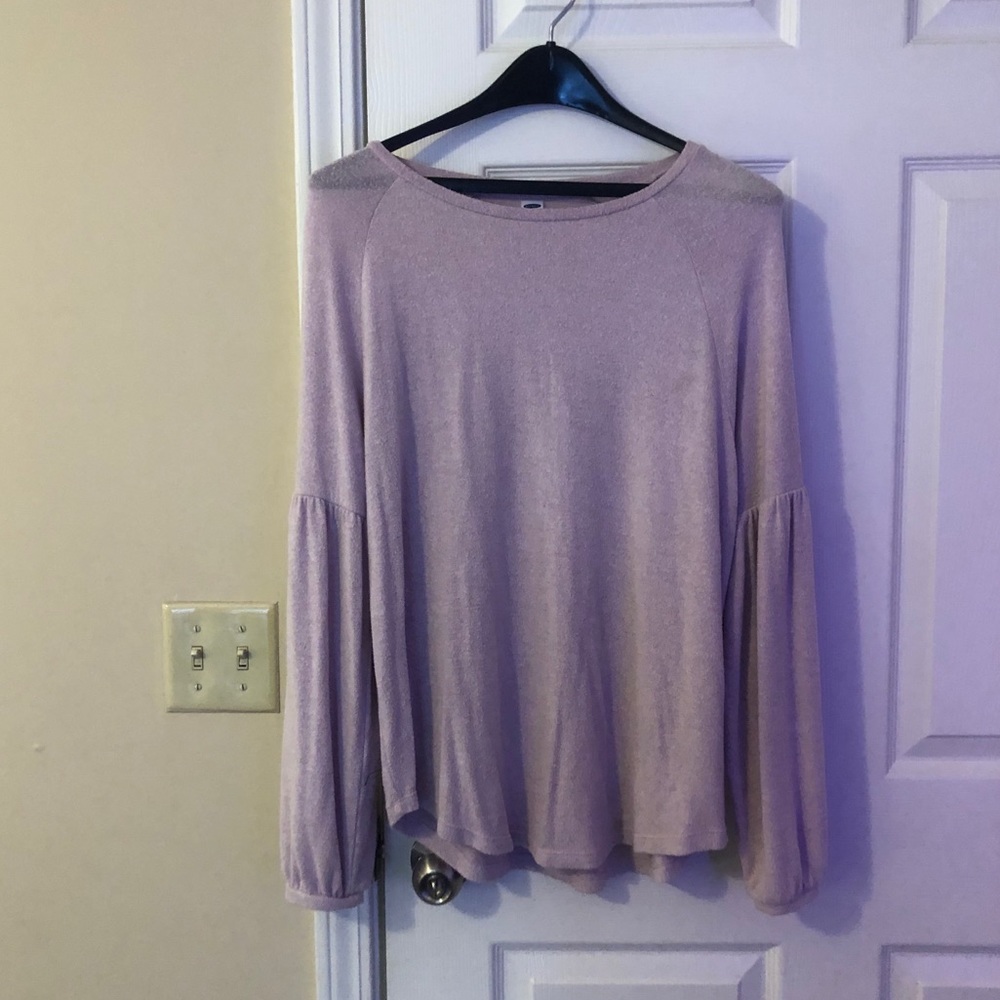 Old Navy Lavender Lightweight Knit Sweater